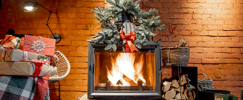 Travis Industries Linear Gas Fireplace Installation in Pembroke Pines, Florida
