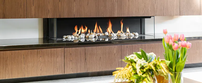 Double-height Fireplace Design Refurbishment in Pembroke Pines, Florida