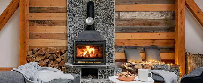 Thelin Hearth Products Direct Vent Gas Stove Fireplace Inspection in Pembroke Pines, Florida